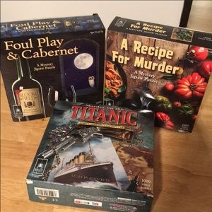 1000 Piece Jigsaw Puzzles (listing includes all 3)
